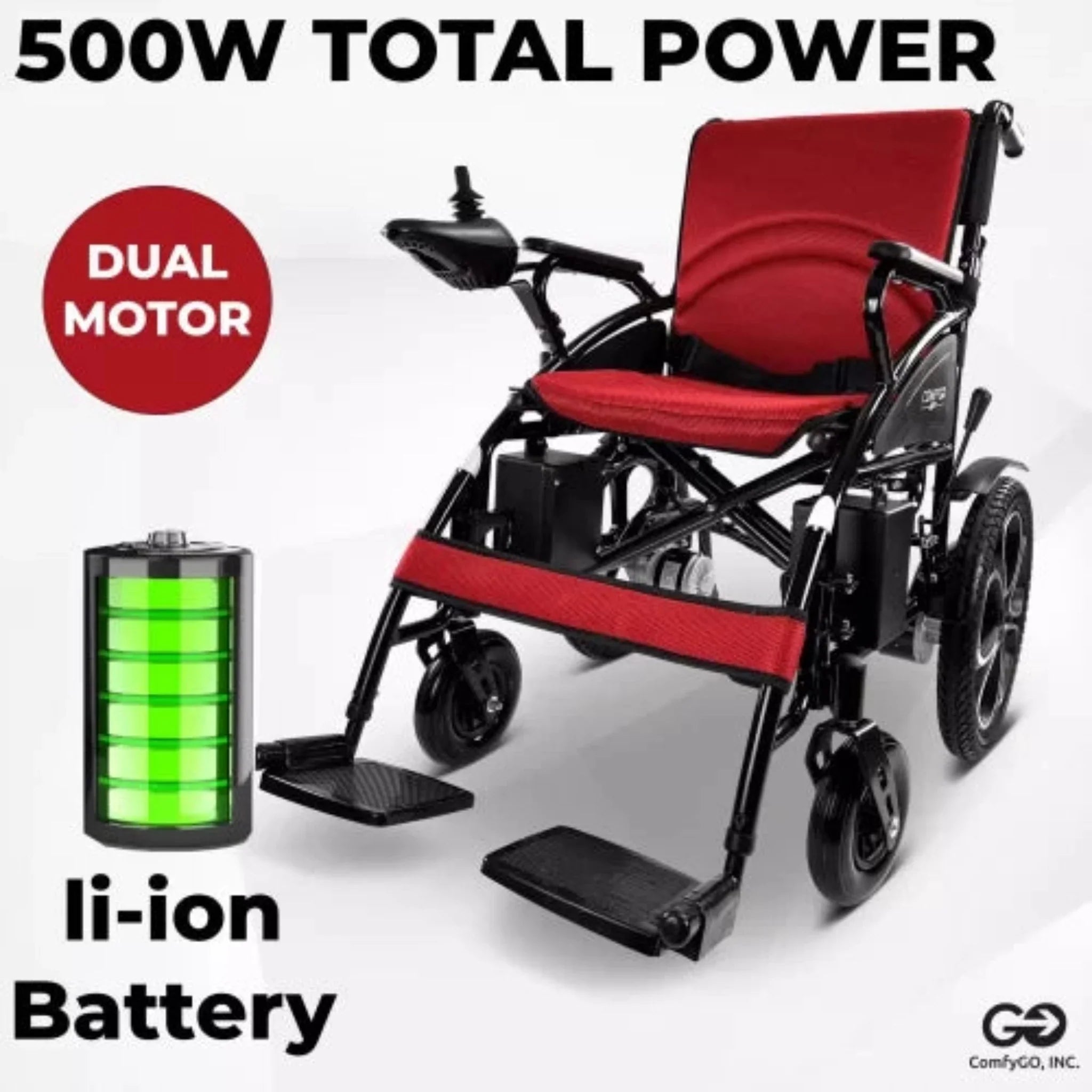 ComfyGO 6011 Folding Electric Wheelchair