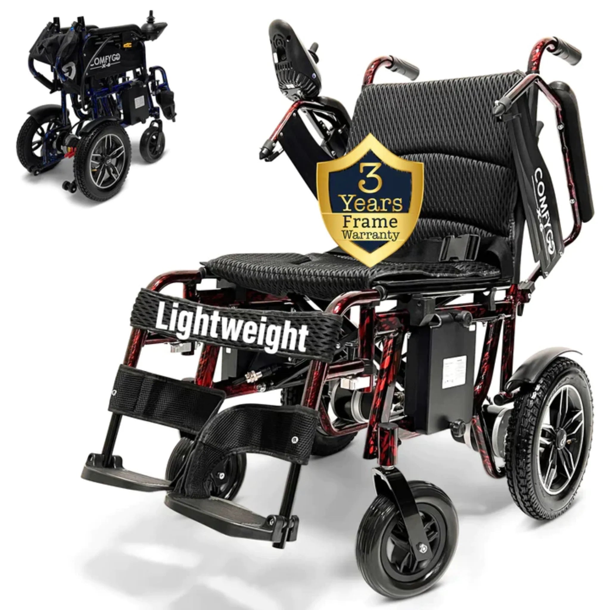 ComfyGO X-6 Lightweight Electric Wheelchair